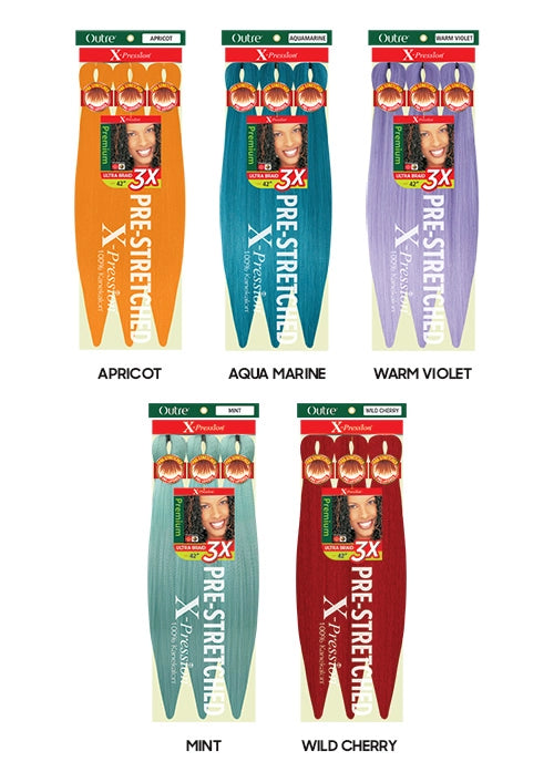 X-PRESSION BRAID-PRE STRETCHED BRAID 52" 6X