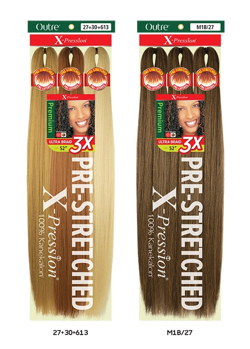X-PRESSION BRAID-PRE STRETCHED BRAID 52" 6X