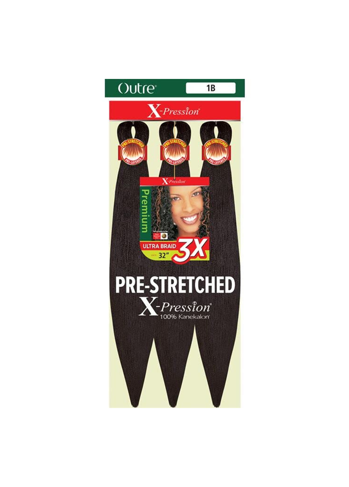 X-PRESSION BRAID-PRE STRETCHED BRAID 32" 3X
