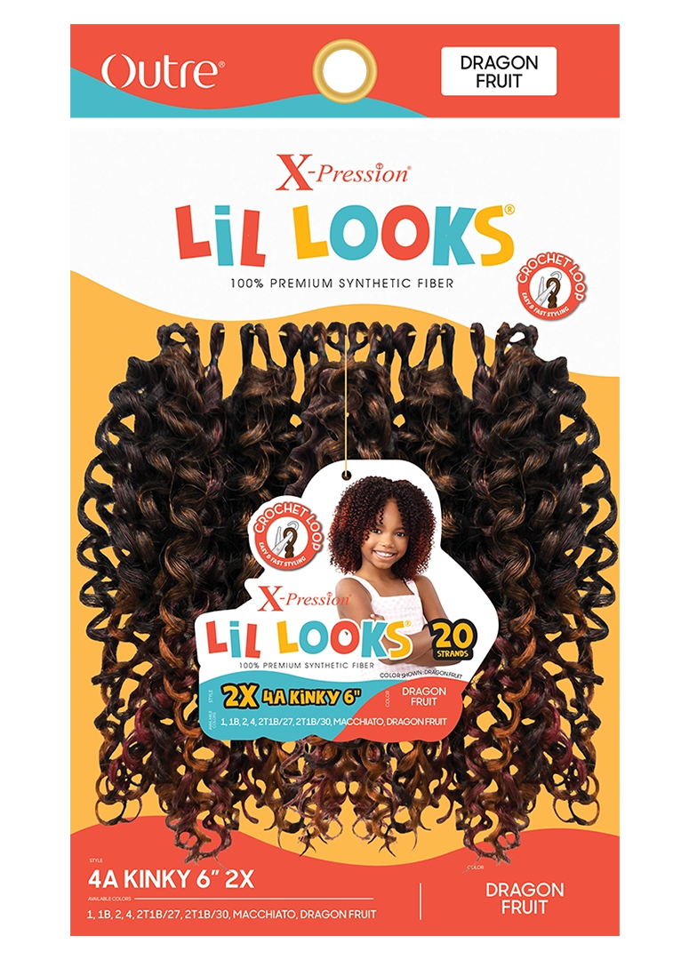 X-PRESSION - LIL LOOKS - 4A KINKY 6" 2X