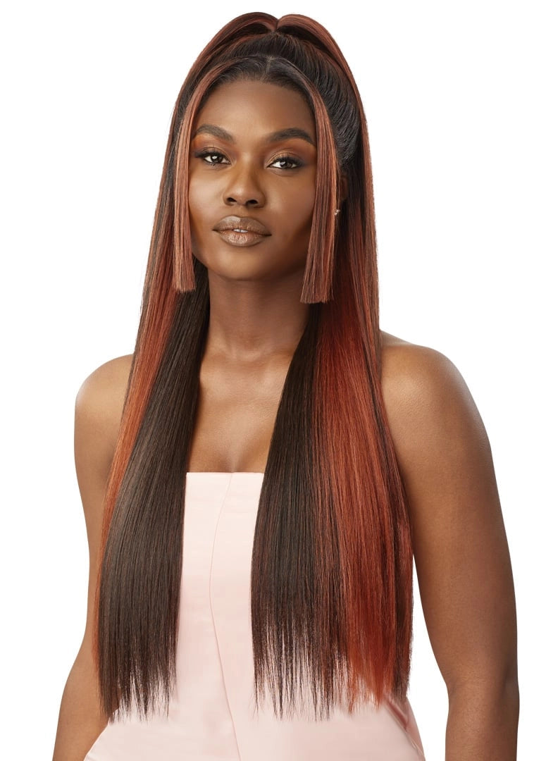 AIRTIED 100% FULLY HAND-TIED WIG - HHB - SLEEK YAKI 28"