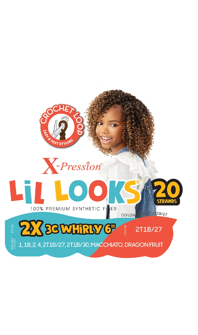 X-PRESSION - LIL LOOKS - 3C WHIRLY 6" 2X