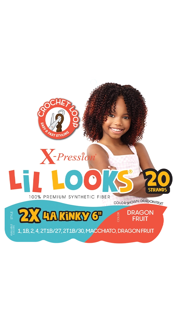X-PRESSION - LIL LOOKS - 4A KINKY 6" 2X