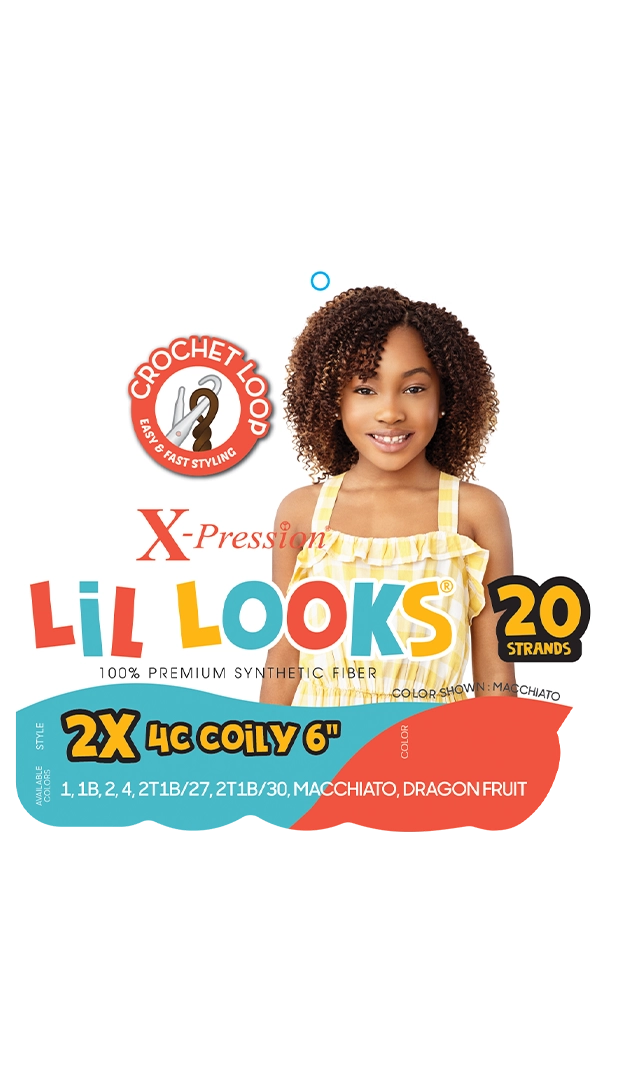 X-PRESSION - LIL LOOKS - 4C COILY 6" 2X