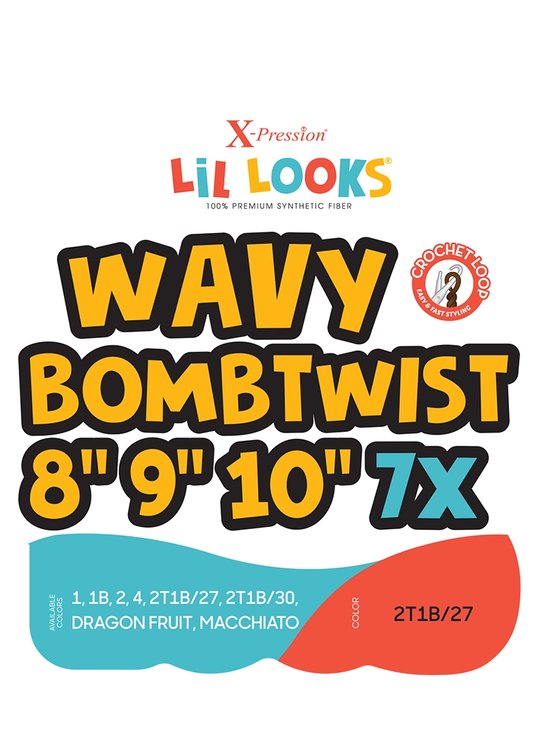 X-PRESSION - LIL LOOKS - WAVY BOMBTWIST 8" 9" 10" 7X