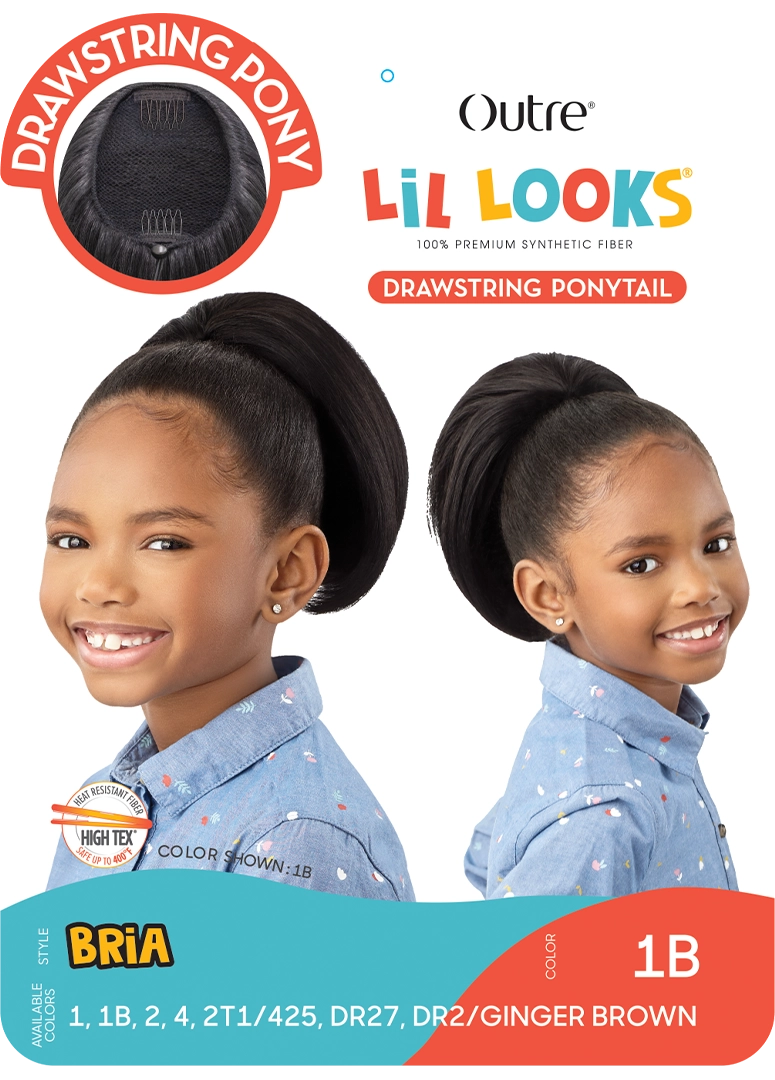 LIL LOOKS - DRAWSTRING PONYTAIL - BRIA