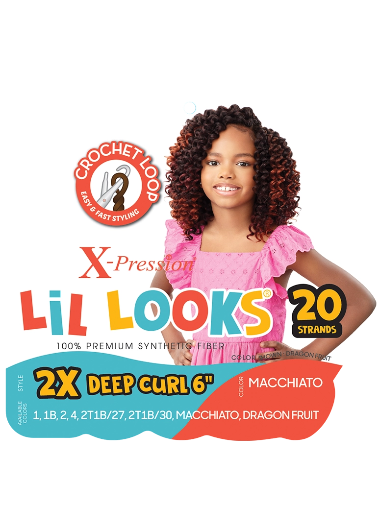 X-PRESSION - LIL LOOKS - DEEP CURL 6" 2X