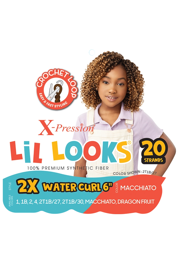 X-PRESSION - LIL LOOKS - WATER CURL 6" 2X