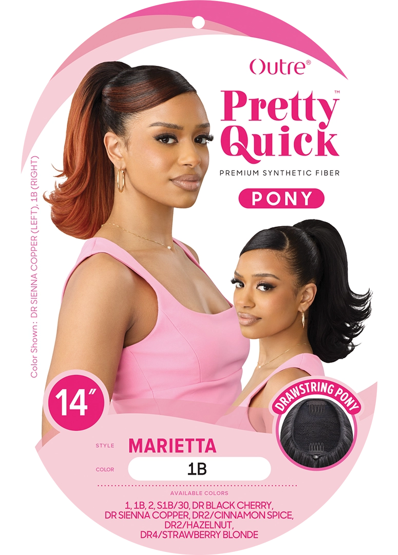 PRETTY QUICK - DRAWSTRING PONY - MARIETTA - HT