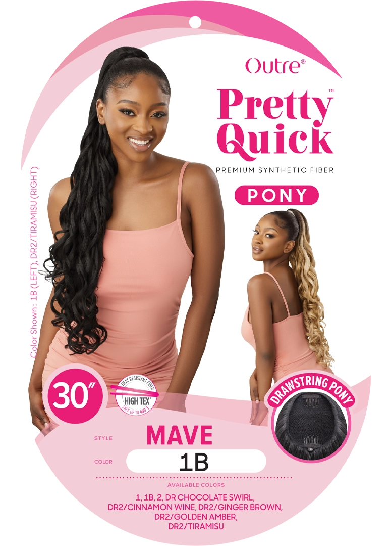PRETTY QUICK - DRAWSTRING PONY - MAVE - HT