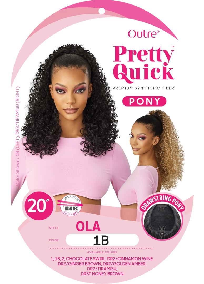 PRETTY QUICK - DRAWSTRING PONY - OLA - HT