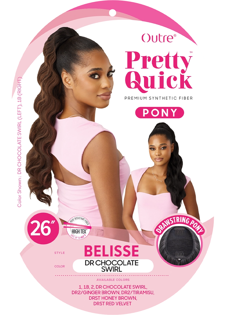 PRETTY QUICK - DRAWSTRING PONY - BELISSE - HT