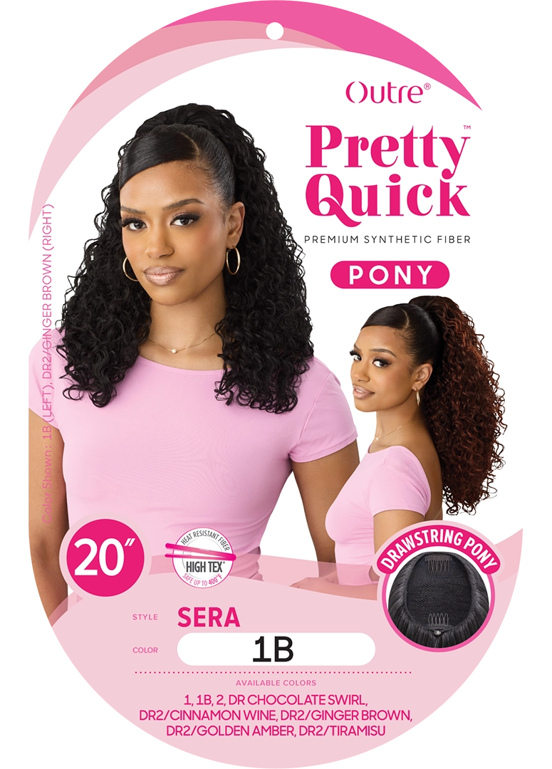 PRETTY QUICK - DRAWSTRING PONY - SERA - HT