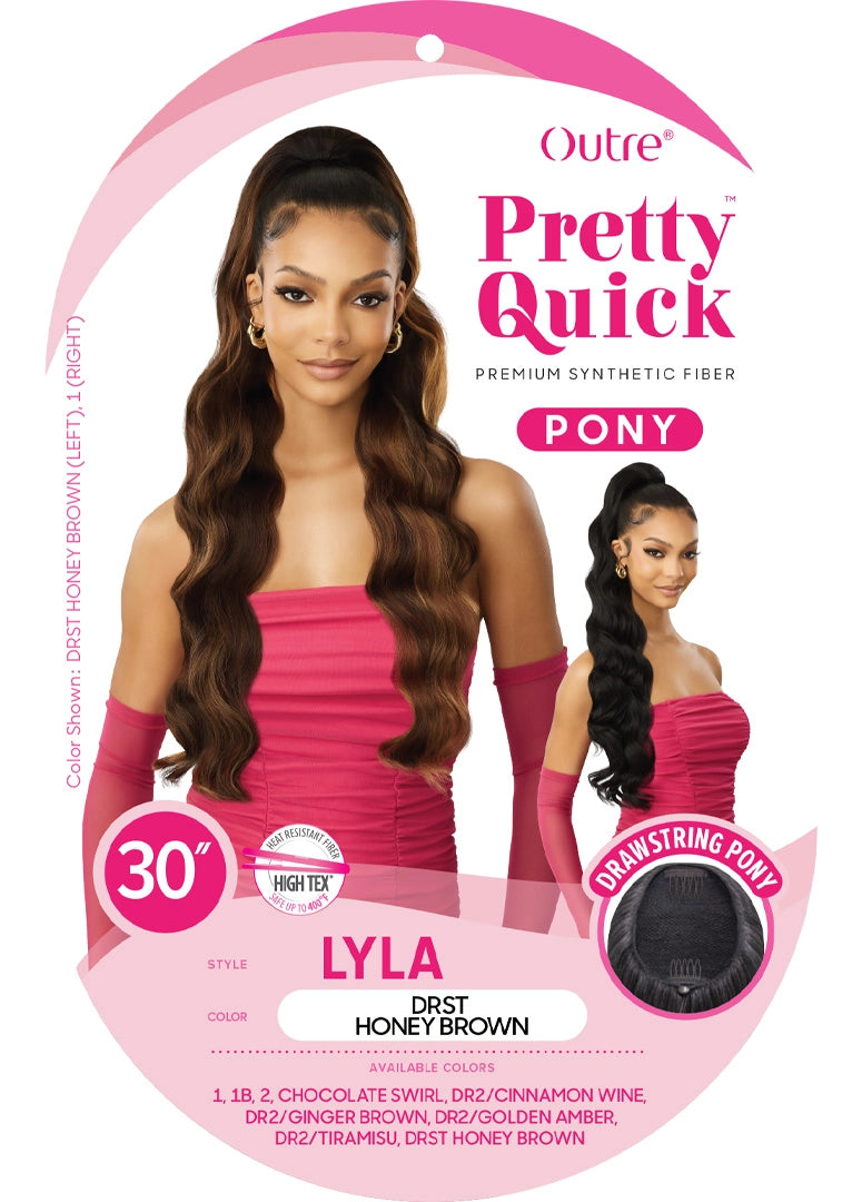 PRETTY QUICK - DRAWSTRING PONY - LYLA - HT