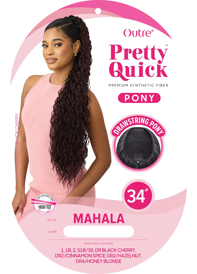 PRETTY QUICK - DRAWSTRING PONY - MAHALA - HT