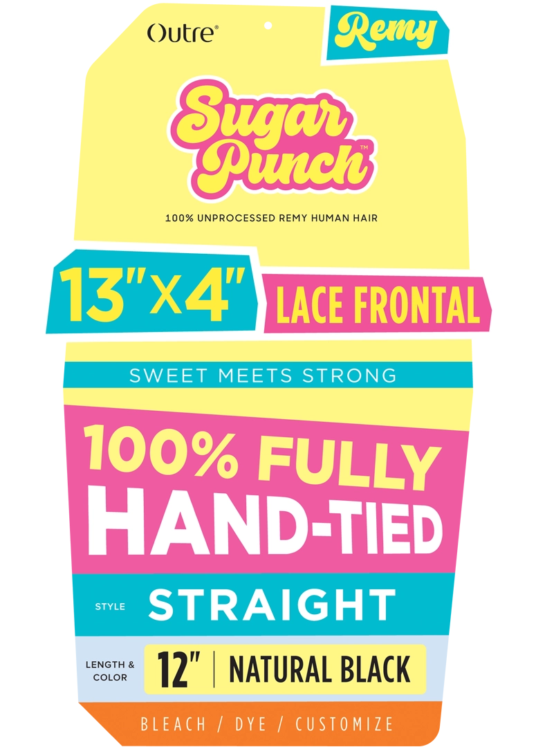 SUGAR PUNCH - 13X4 HD STRAIGHT LACE CLOSURE