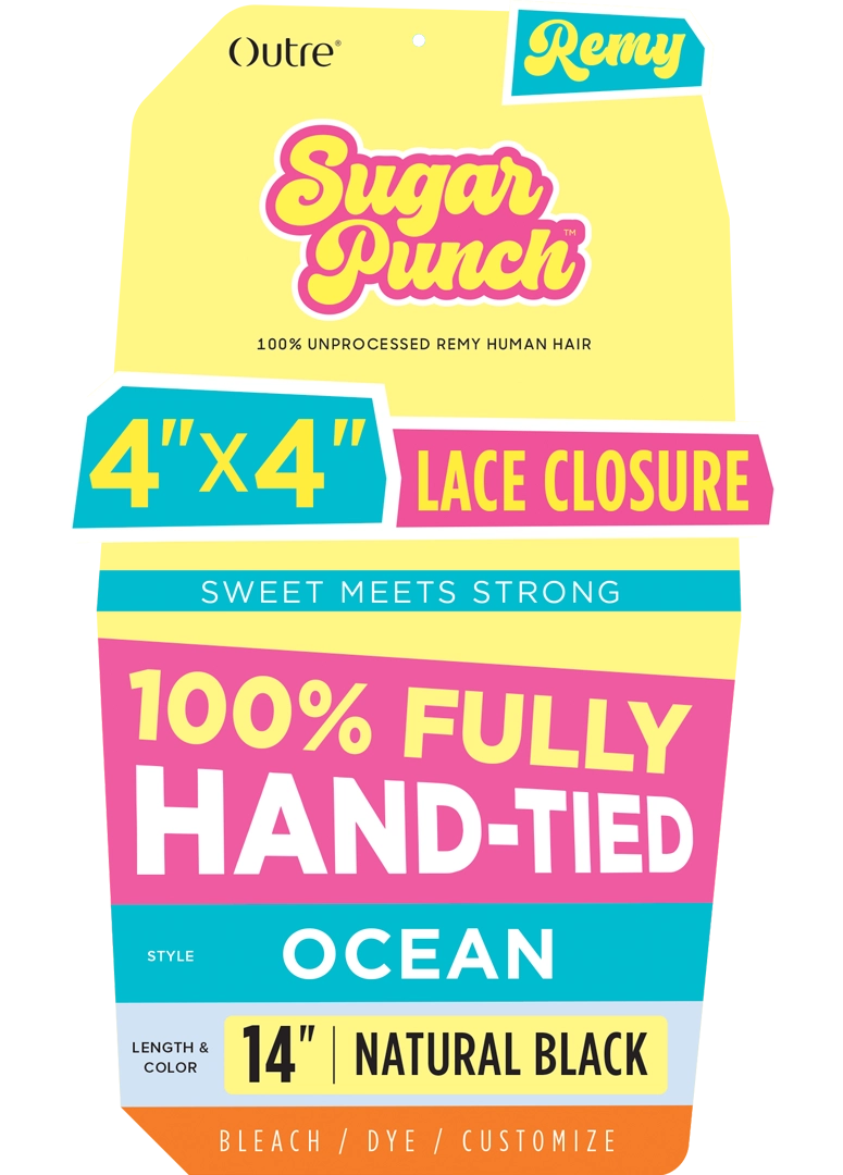 SUGAR PUNCH - 4X4 HD OCEAN LACE CLOSURE