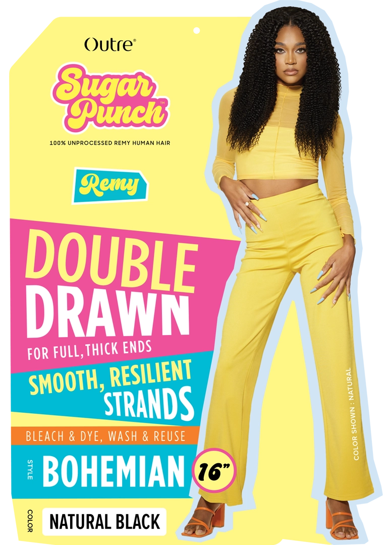 SUGAR PUNCH 100% UNPROCESSED REMI HUMAN HAIR - BOHEMIAN