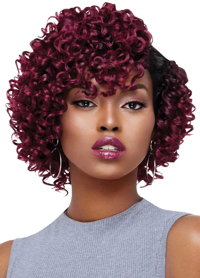 HUMAN HAIR PURPLE PACK 3PCS - SALON SET - ROD SET