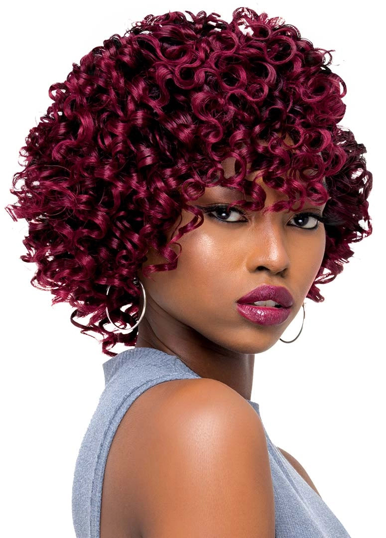 HUMAN HAIR PURPLE PACK 3PCS - SALON SET - ROD SET