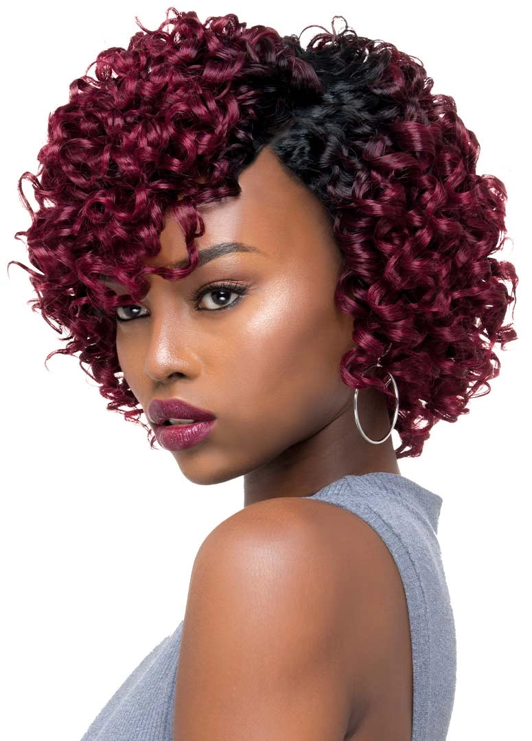 HUMAN HAIR PURPLE PACK 3PCS - SALON SET - ROD SET