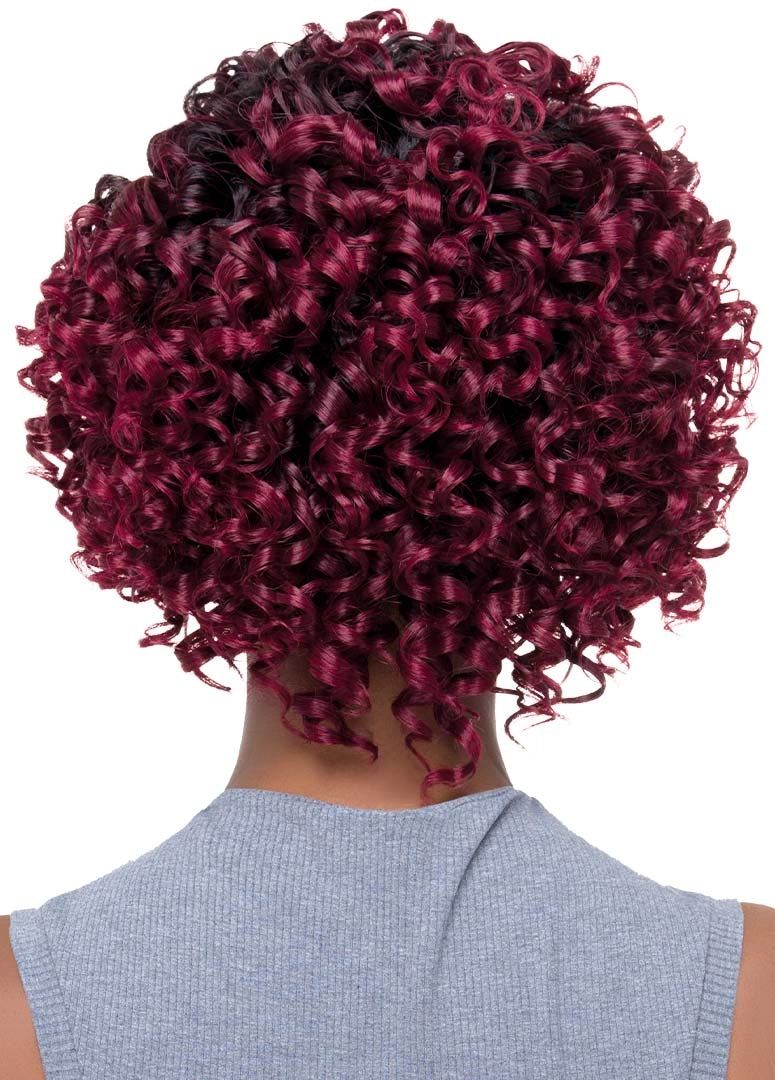 HUMAN HAIR PURPLE PACK 3PCS - SALON SET - ROD SET