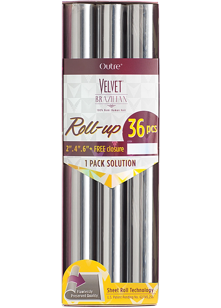 VELVET BRAZILIAN ROLL-UP 36PCS