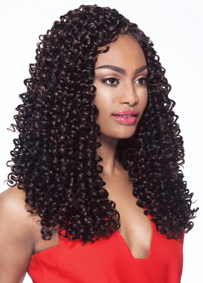 X-PRESSION BRAID 4 IN 1 LOOP BOHEMIAN CURL 14"