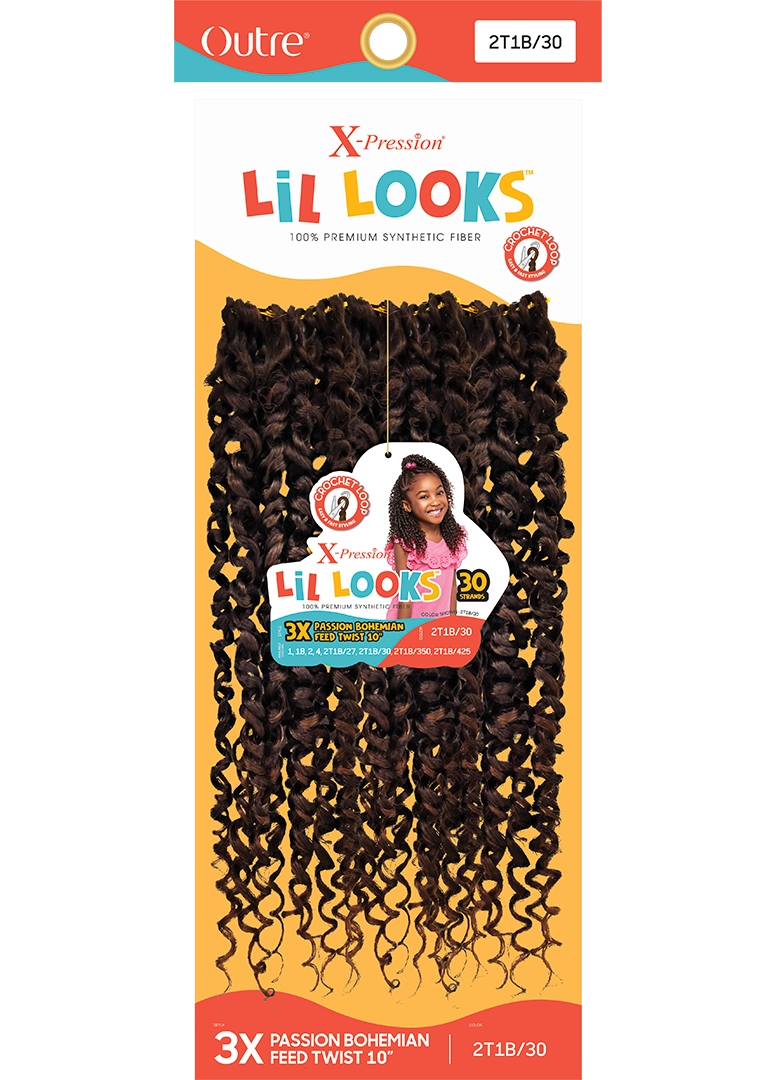X-PRESSION-LIL LOOKS-PASSION BOHEMIAN FEED TWIST 10" 3X