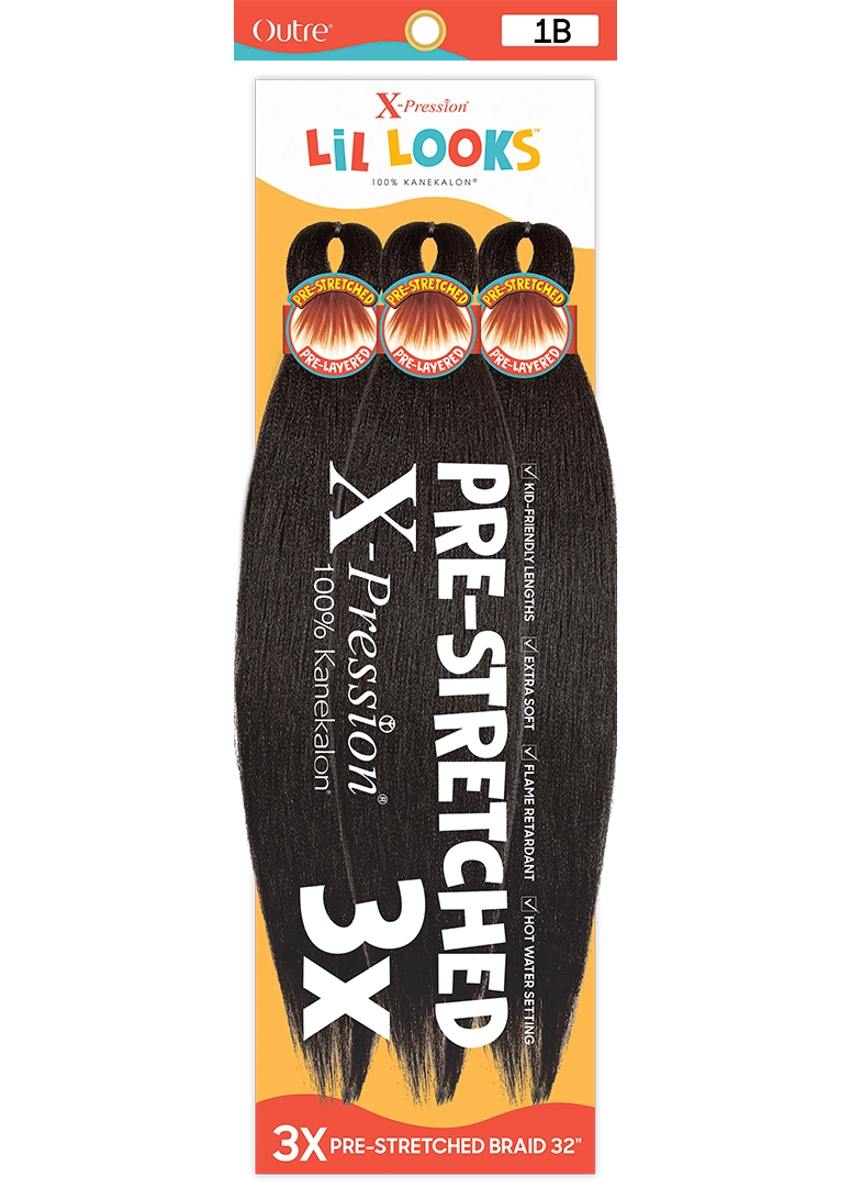 X-PRESSION - LIL LOOKS - PRESTRETCHED CALMING BRAID 32" 3X