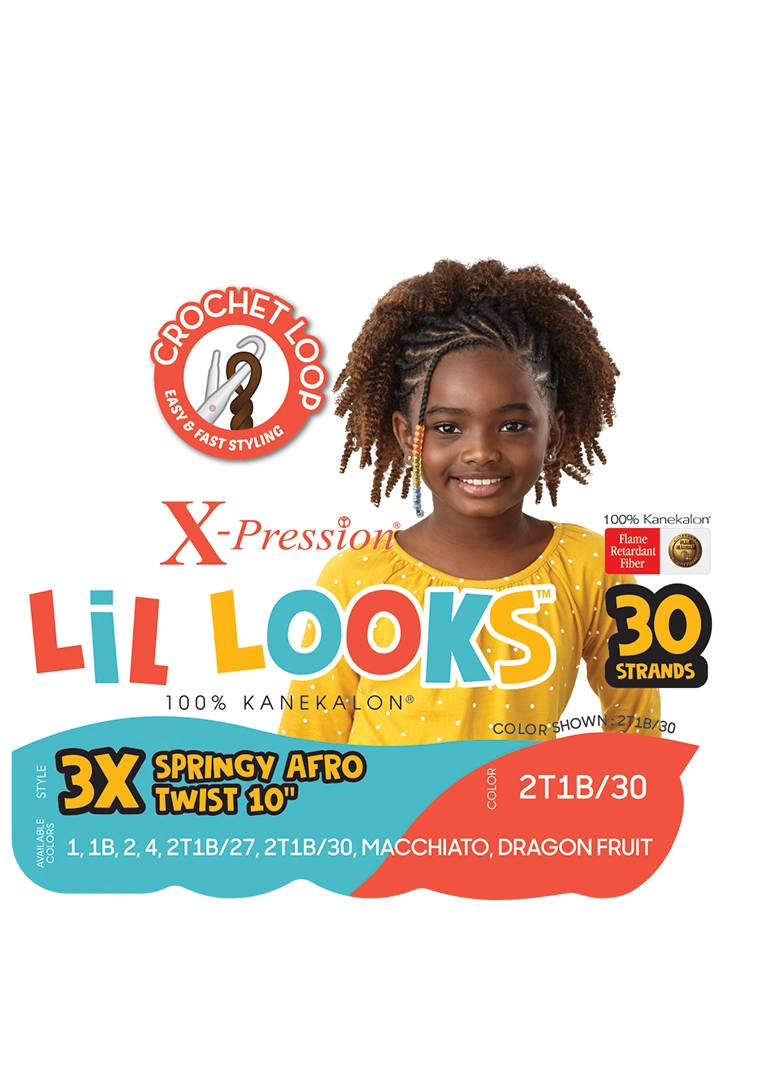 X-PRESSON - LIL LOOKS - SPRINGY AFRO TWIST 10" 3X