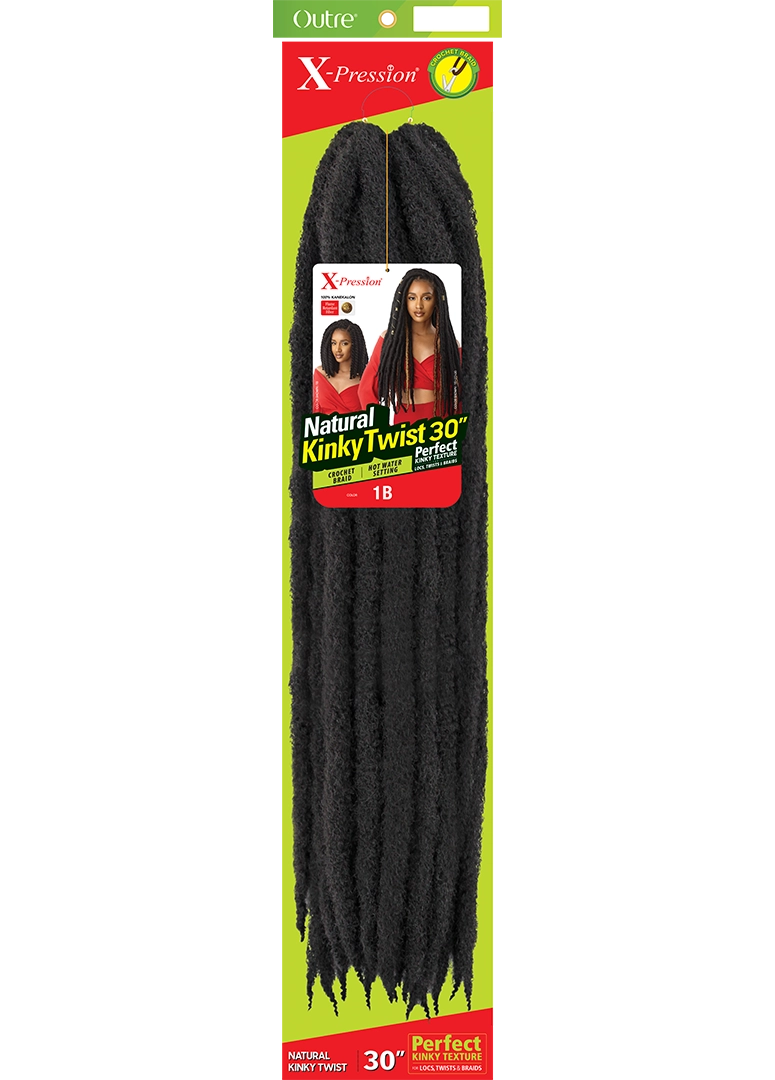 X-PRESSION NATURAL KINKY TWIST 30"