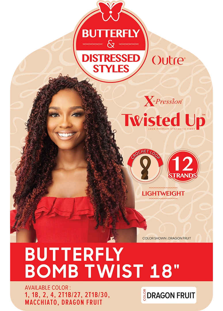 X-PRESSION - TWISTED UP - BUTTERFLY BOMBTWIST 18"