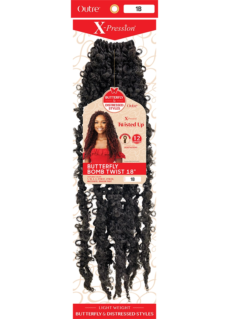 X-PRESSION - TWISTED UP - BUTTERFLY BOMBTWIST 18"