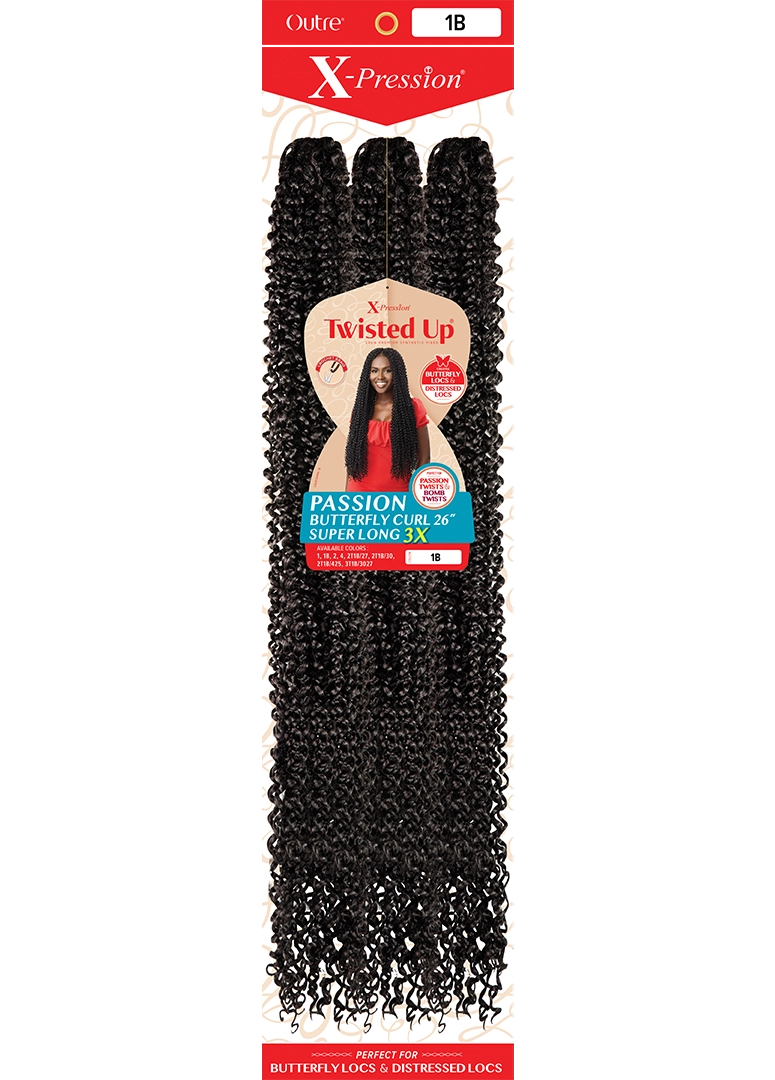 X-PRESSION-TU-PASSION BUTTERFLY CURL 26” SUPERLONG 3X
