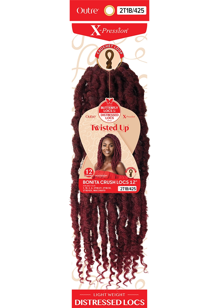 X-PRESSION - TWISTED UP - BONITA CRUSH LOCS 12"