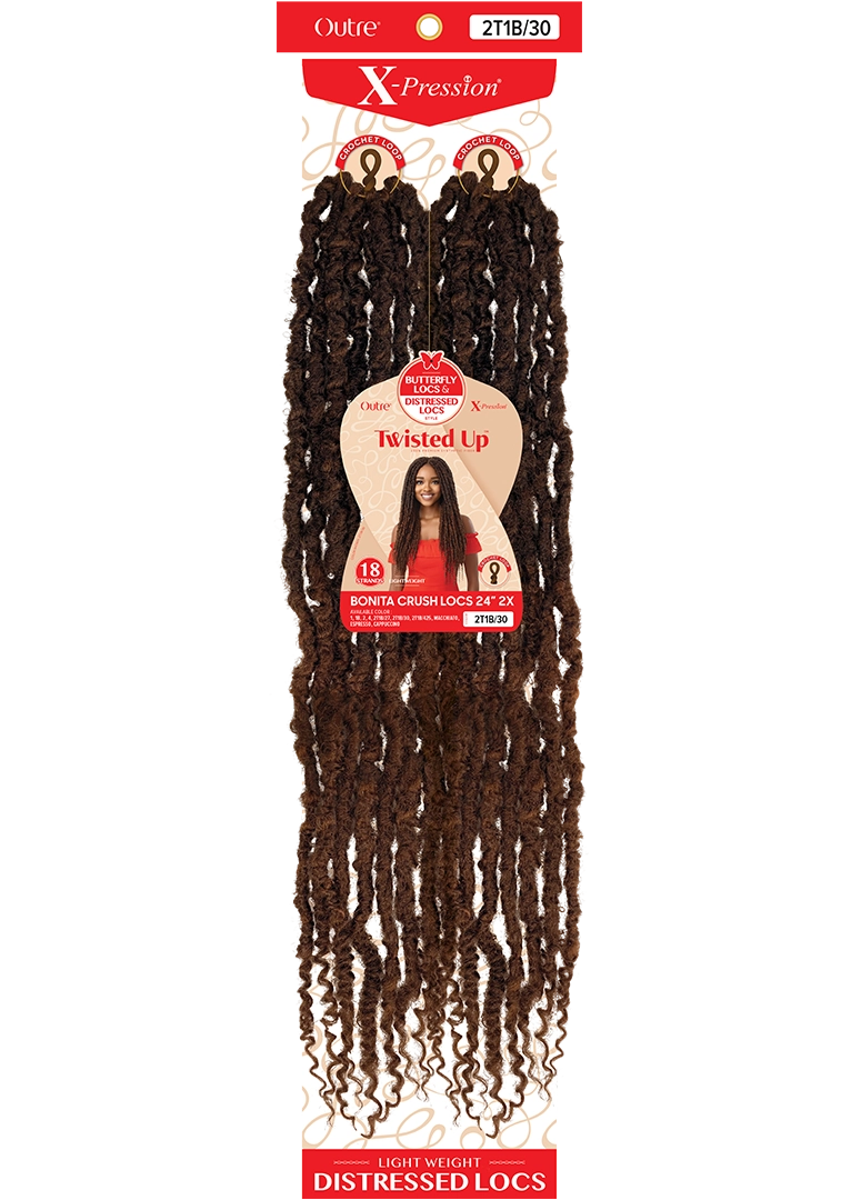 X-PRESSION - TWISTED UP - BONITA CRUSH LOCS 24" 2X