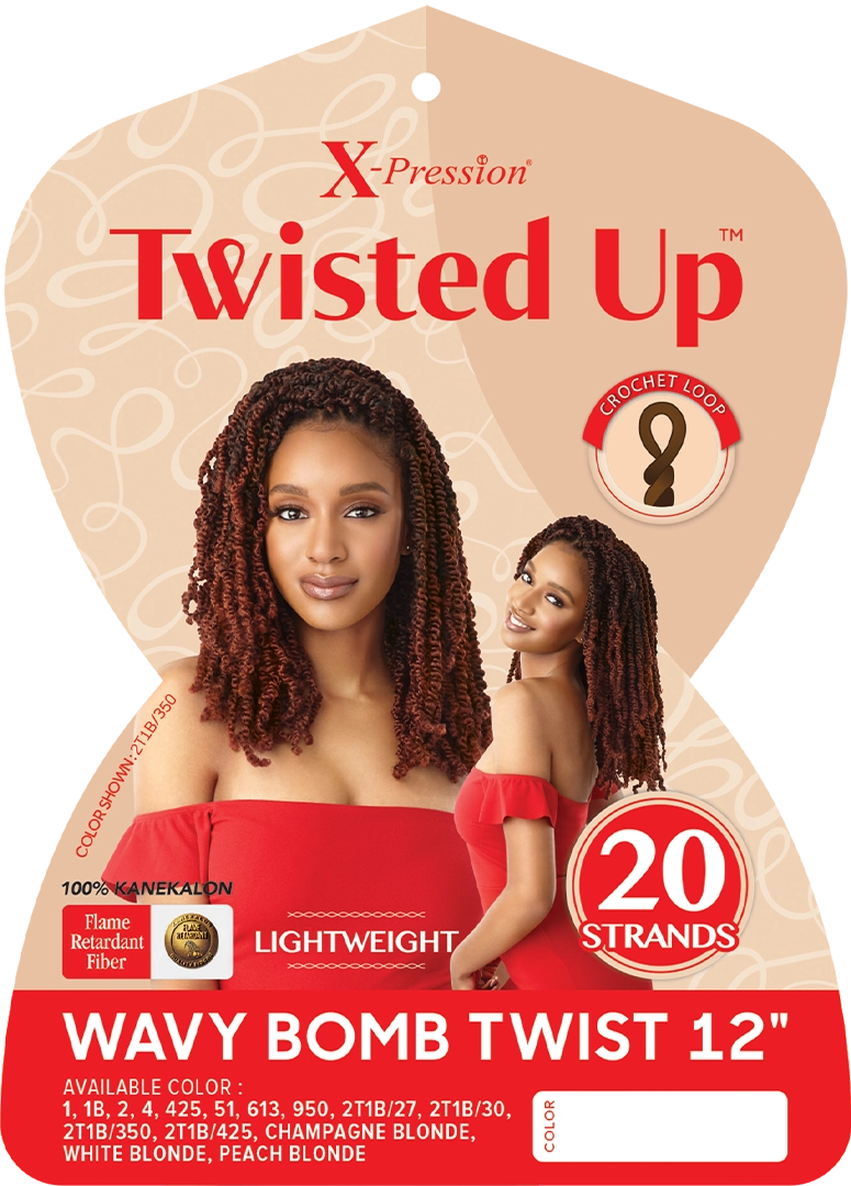 X-PRESSION - TWISTED UP - WAVY BOMB TWIST 12”
