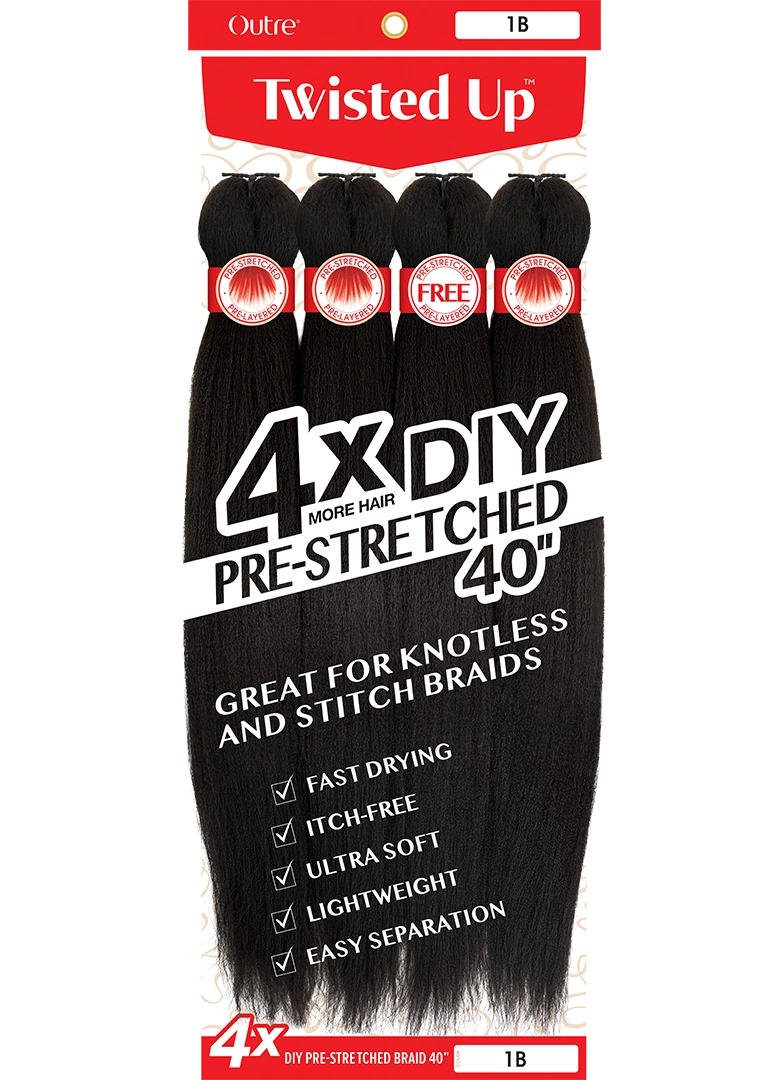 TWISTED UP - DIY PRESTRETCHED BRAID 40" 4X