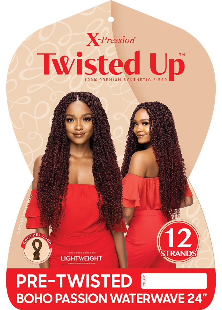 X-PRESSION - TWISTED UP - BOHO PASSION WATERWAVE 24