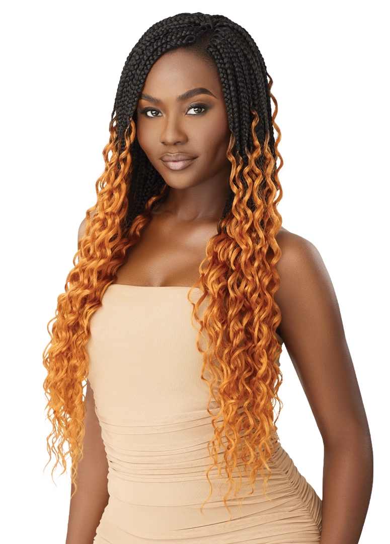 X-PRESSION - TWISTED UP - BOX BRAID LOOSE WAVE 24" 3X