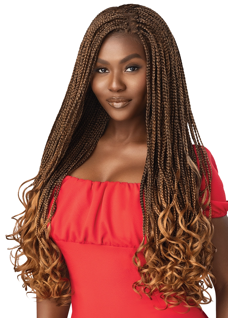 X-PRESSION - TWISTED UP - BOX BRAID FRENCH CURL 22" 3X