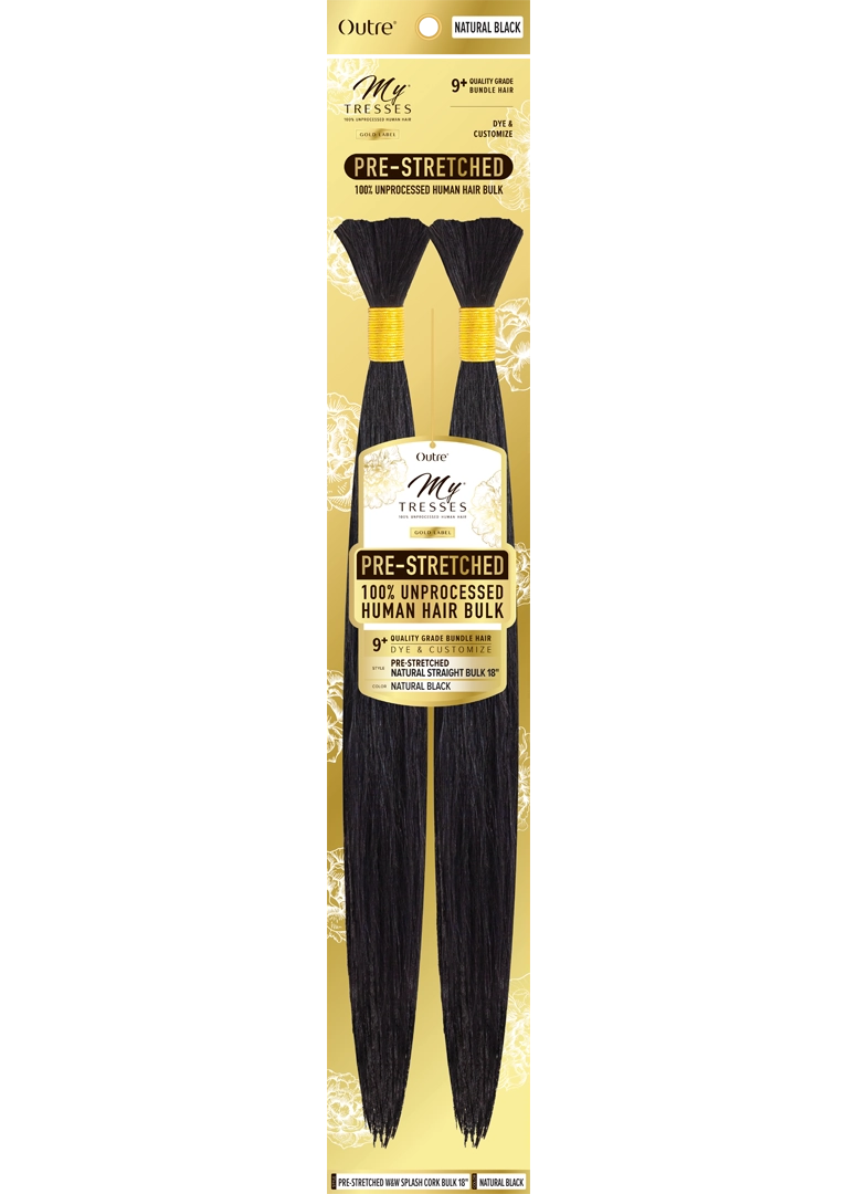 Pre-Stretched Natural Straight Bulk