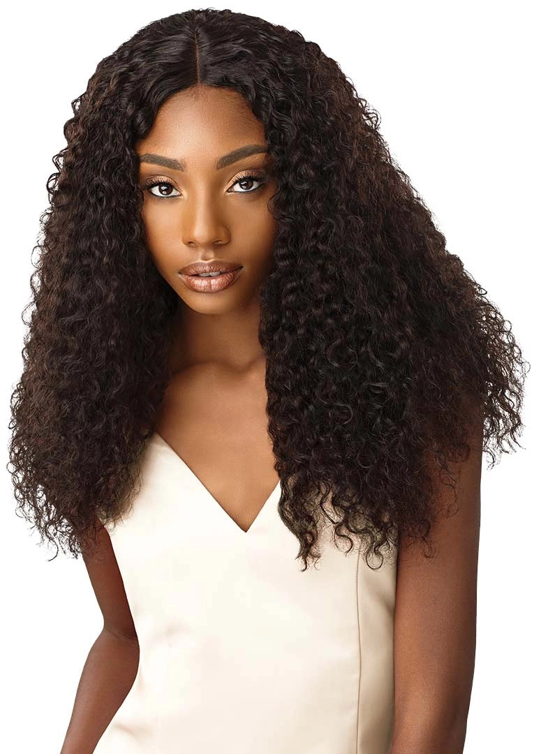 HUMAN HAIR LAID & SLAYED WET & WAVY JERRY CURL LACE PARTING PIECE