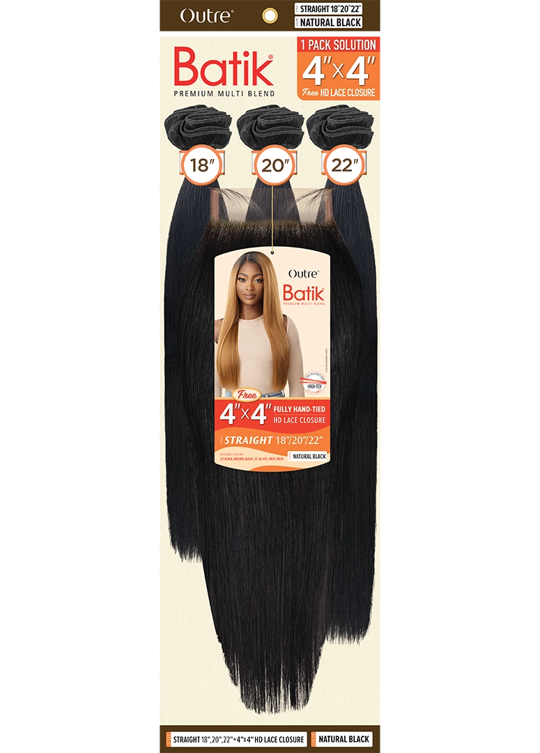 BATIK - STRAIGHT 18" 20" 22" + 4x4 HD LC