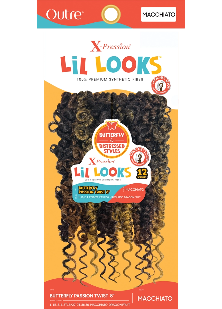 X-PRESSION - LIL LOOKS - BUTTERFLY PASSION TWIST 8"