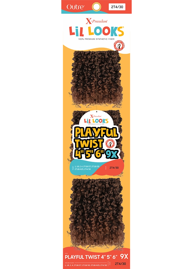 X-PRESSION - LIL LOOKS - PLAYFUL TWIST 4”5”6” 9X