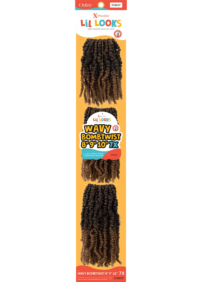 X-PRESSION - LIL LOOKS - WAVY BOMBTWIST 8" 9" 10" 7X