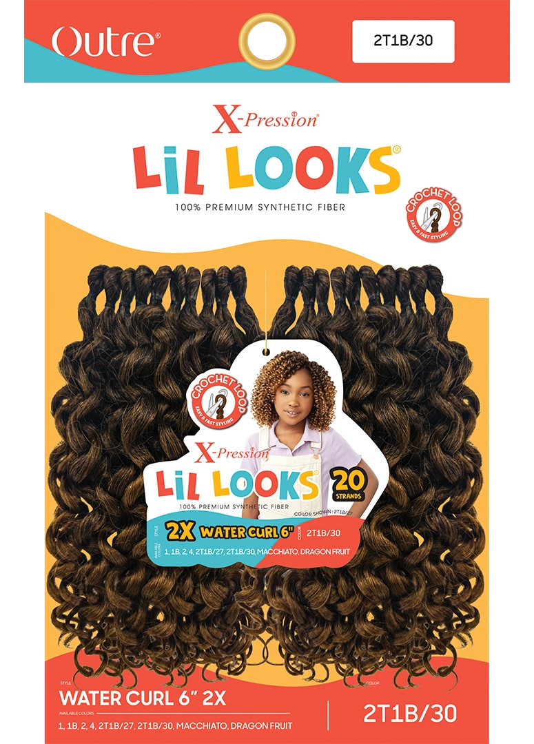 X-PRESSION - LIL LOOKS - WATER CURL 6" 2X