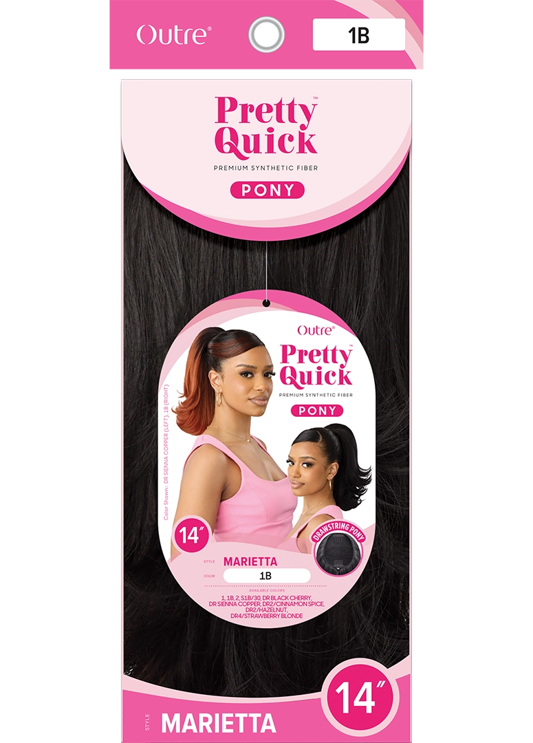 PRETTY QUICK - DRAWSTRING PONY - MARIETTA - HT